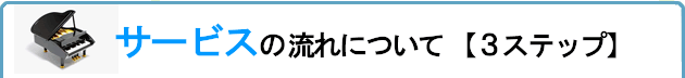 サービスの流れについて